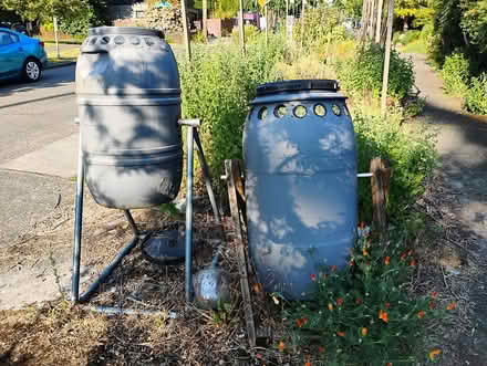 Photo of free 2 compost tumblers (Fremont/Greenwood) #1