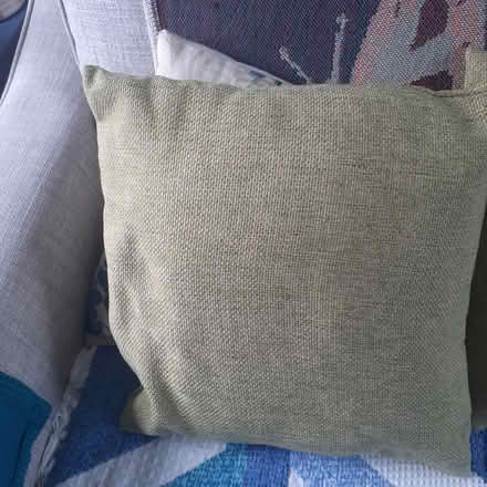 Photo of free Two green cushions, nearly new (Livingston EH54) #2