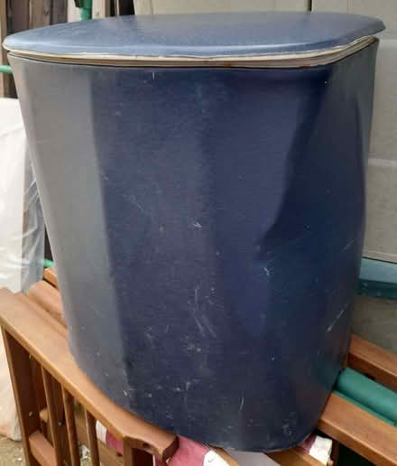 Photo of free Blue linen bin (Havant PO9) #1