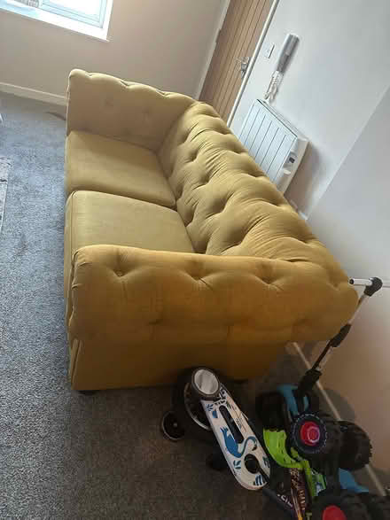 Photo of free Three Seater fabric sofa (S704df) #3