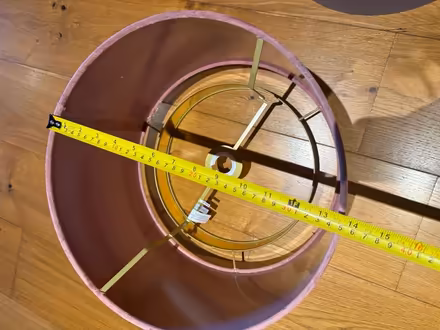 Photo of free Pink and grey lampshades (NR10 5) #3