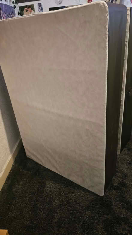 Photo of free Room:Small Double Divan Bed Base (1 Set of 2 Bed Bases) (Shiregreen S5) #1