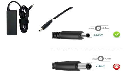 Photo of DELL laptop charger, 65W 4.5mm AC Adapter (Luton LU1) #2