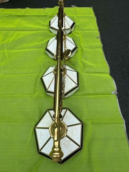 Photo of free pool table light fixture (north harvard. near rt 2) #1