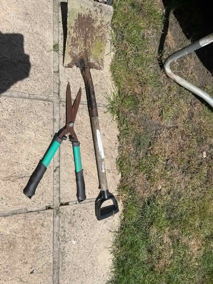 Photo of free Old spade and rusty sheers (Westbury BA13) #1
