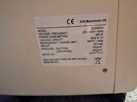 Photo of free Old portable AC unit (Nailsea BS48) #2