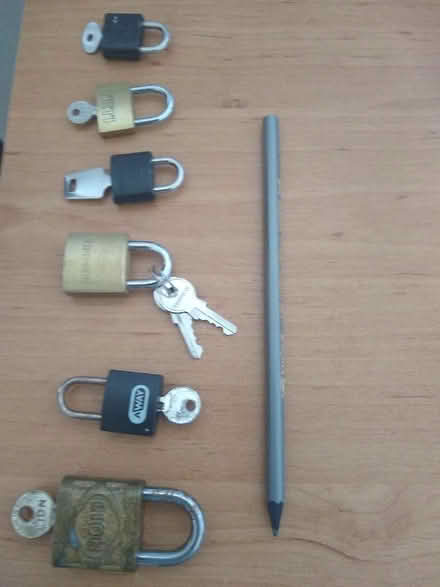 Photo of free 6 small travel padlocks (Newtown RG1) #1