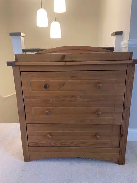 Photo of free Solid wood changing table/drawers (TN13) #1