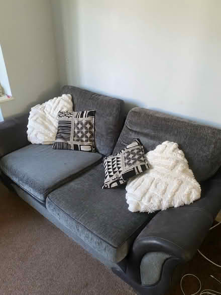 Photo of free Two grey sofas (New Malden KT3) #2