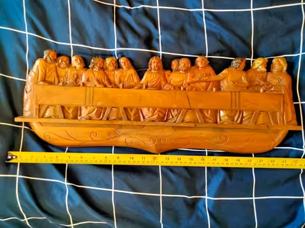 Photo of free Last Supper carving (Davisville) #1