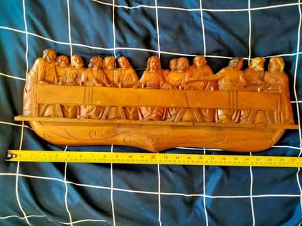 Photo of free Last Supper carving (Davisville) #1