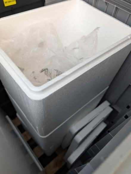 Photo of free 3 polystyrene boxes with lids (Fareham PO15 5) #1