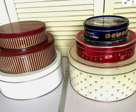 Photo of Empty Cookie Tins (Livonia, Michigan) #1