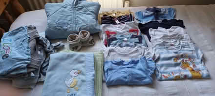 Photo of free Baby boy clothes - mostly newborn to 3 months (Wetherby LS22) #1