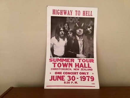 Photo of free AC/DC poster (Catonsville near old EC) #1