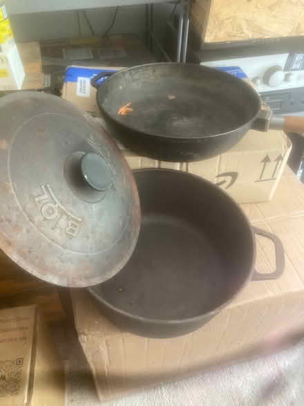 Photo of free Cast iron pan & pot (SW16) #1