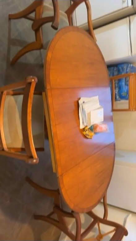 Photo of free Foldable dining table with 4 chIars (Hamilton LE5) #1