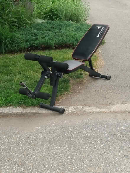 Photo of free Exercise Bench (Near Baseline Rd. & Clyde Ave.) #1