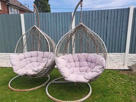 Photo of free Egg chairs (Wirral, Woodchurch) #1