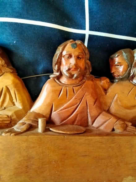 Photo of free Last Supper carving (Davisville) #2