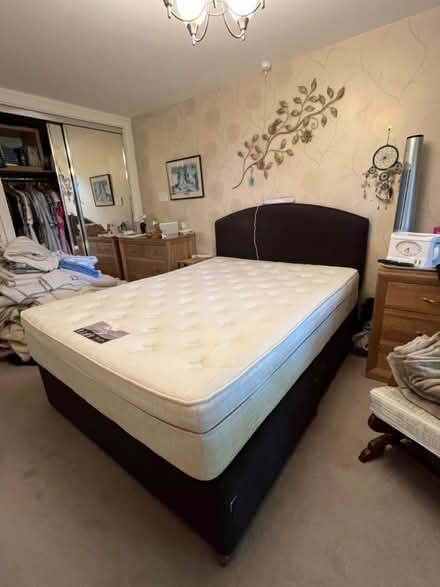 Photo of free King size divan bed (Cheltenham) #3