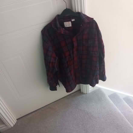 Photo of free Mens Viyella long sleeve tartan shirt 55% wool small (Nascot Wood WD17) #1