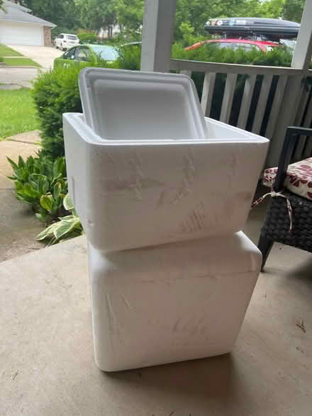Photo of free Styrofoam coolers (Downers Grove) #1