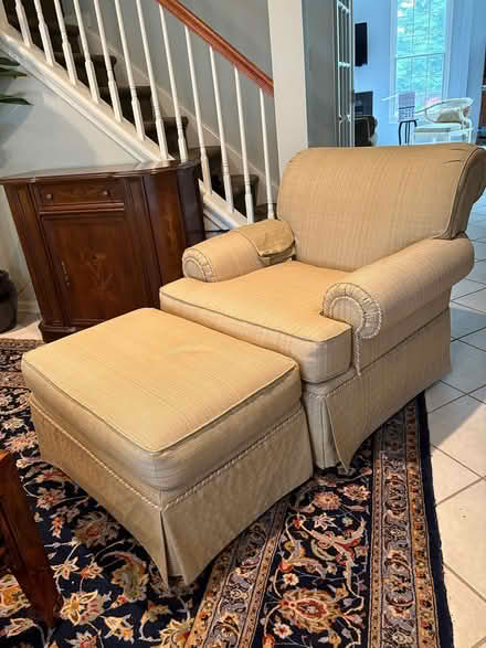 Photo of free Chair and ottoman (Basking Ridge) #1