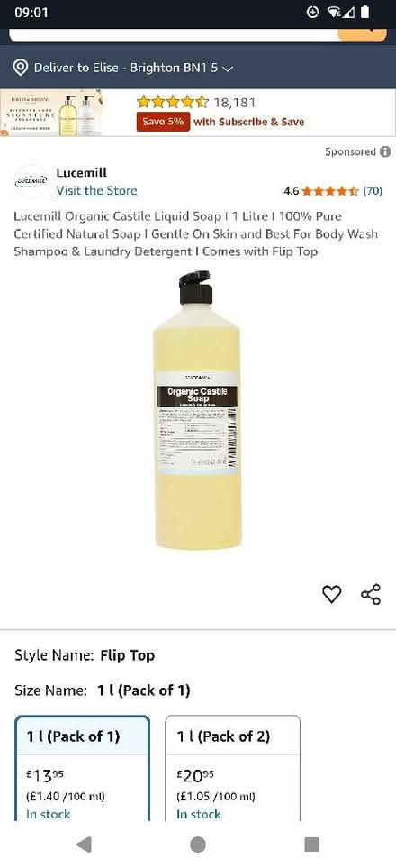 Photo of Castille soap (Hove BN3) #1