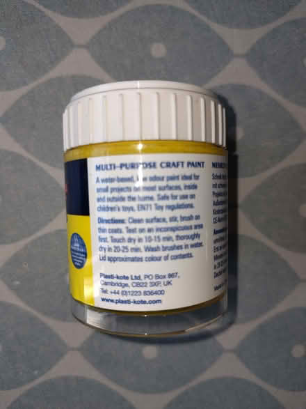 Photo of free Yellow Multipurpose Craft Paint (Hangleton BN3) #2