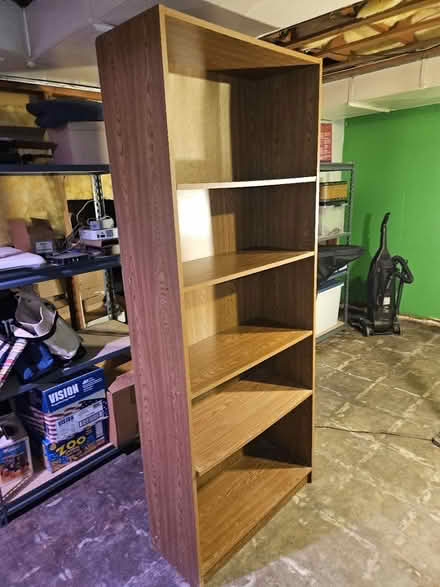 Photo of free 6' tall bookshelf, pressed wood (63124, near STL Galleria) #2