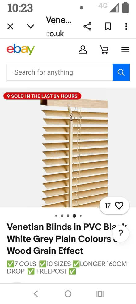 Photo of free Pvc Venetian blind (Herdings S14) #1