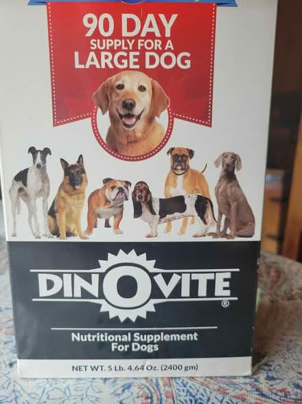Photo of free 1 box Dinovite supplement for dogs (Virgil, NY) #1