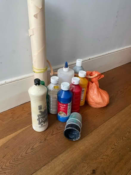 Photo of free Paints and roll of paper (Chiswick W4) #1