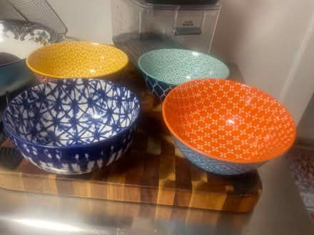 Photo of free 4 cereal bowls (Precita Park) #1