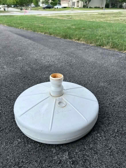 Photo of free Patio Umbrella Base (North Aurora) #1