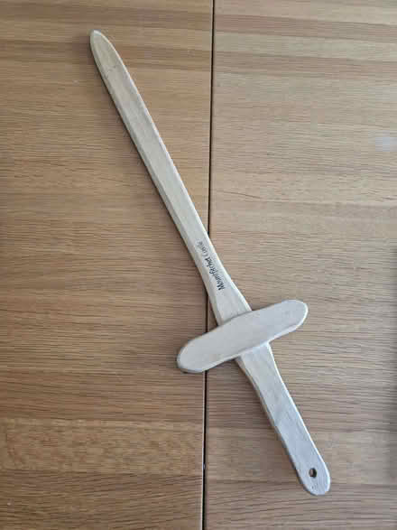Photo of free Wooden toy sword (St Stephens AL3) #1