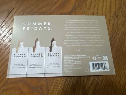 Photo of free Sheer skin tint samples (Clinton Hill, Brooklyn) #2