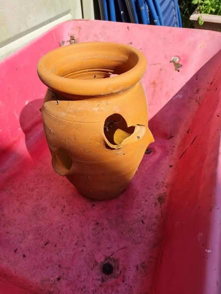 Photo of free Strawberry or herb pot (LE18 South wigston Leicester) #1