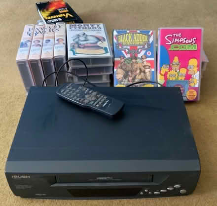 Photo of free Bush VCR and tapes (Chorlton M21) #1