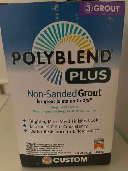 Photo of free 10lb Box of Grout (Cleveland Park) #1