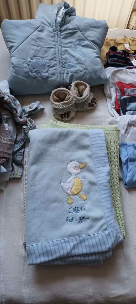 Photo of free Baby boy clothes - mostly newborn to 3 months (Wetherby LS22) #2