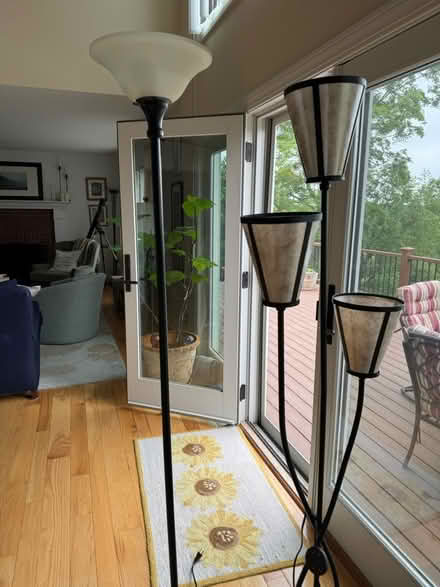Photo of free 3 floor lamps, 1 desk lamp (Craryville off 23) #3