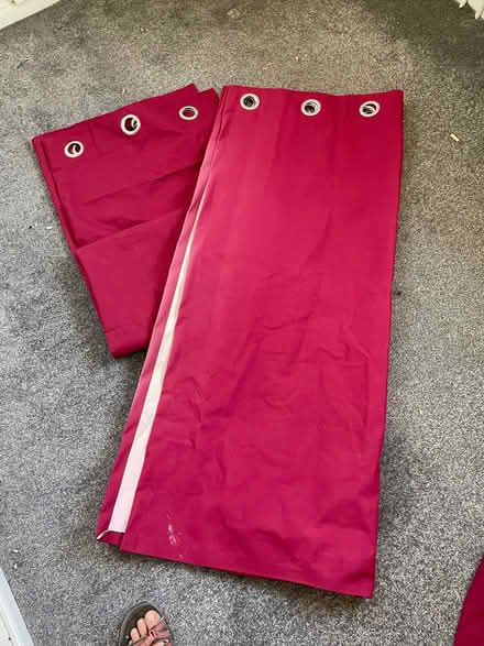 Photo of free 3 different sized red curtains (Fishponds BS16) #2