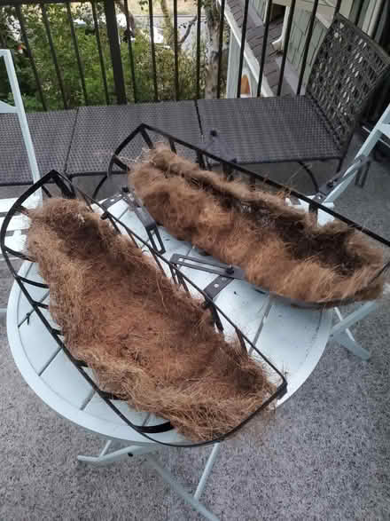 Photo of free 2 Railing Garden Baskets (Queen Anne) #1