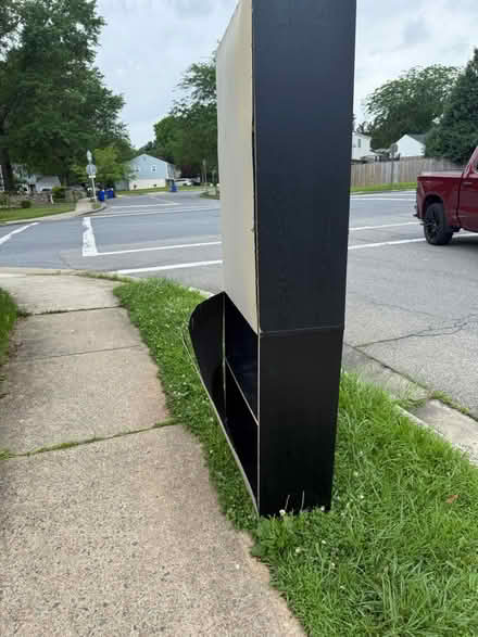 Photo of free Tall Black bookshelf (Frederick, md) #1