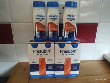 Photo of free Fresubin fibre nutrition drinks (GU8 Shackleford) #1