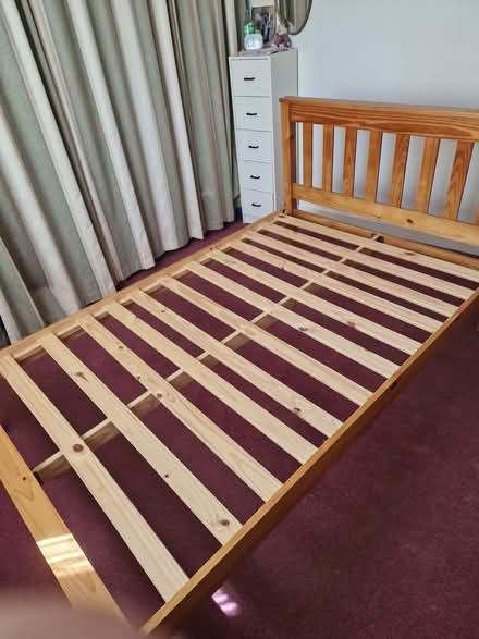 Photo of free Double bed frame poss with mattress (Hanover BN2) #1