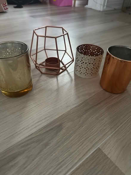 Photo of free 4 tea light candle holders (GL3) #1