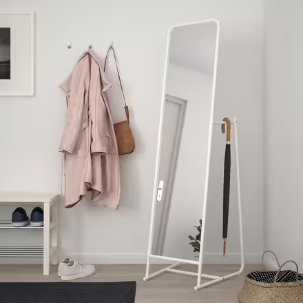 Photo of free Ikea Floor Mirror (white) (U-District) #4